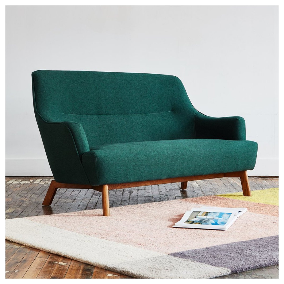 Hilary Loft Sofa Bayview Dandelion   Midcentury   Sofas   by Old Bones Co.  Studios  Houzz