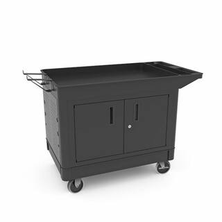 Luxor Industrial Work Cart with Locking Cabinet XLC11C1