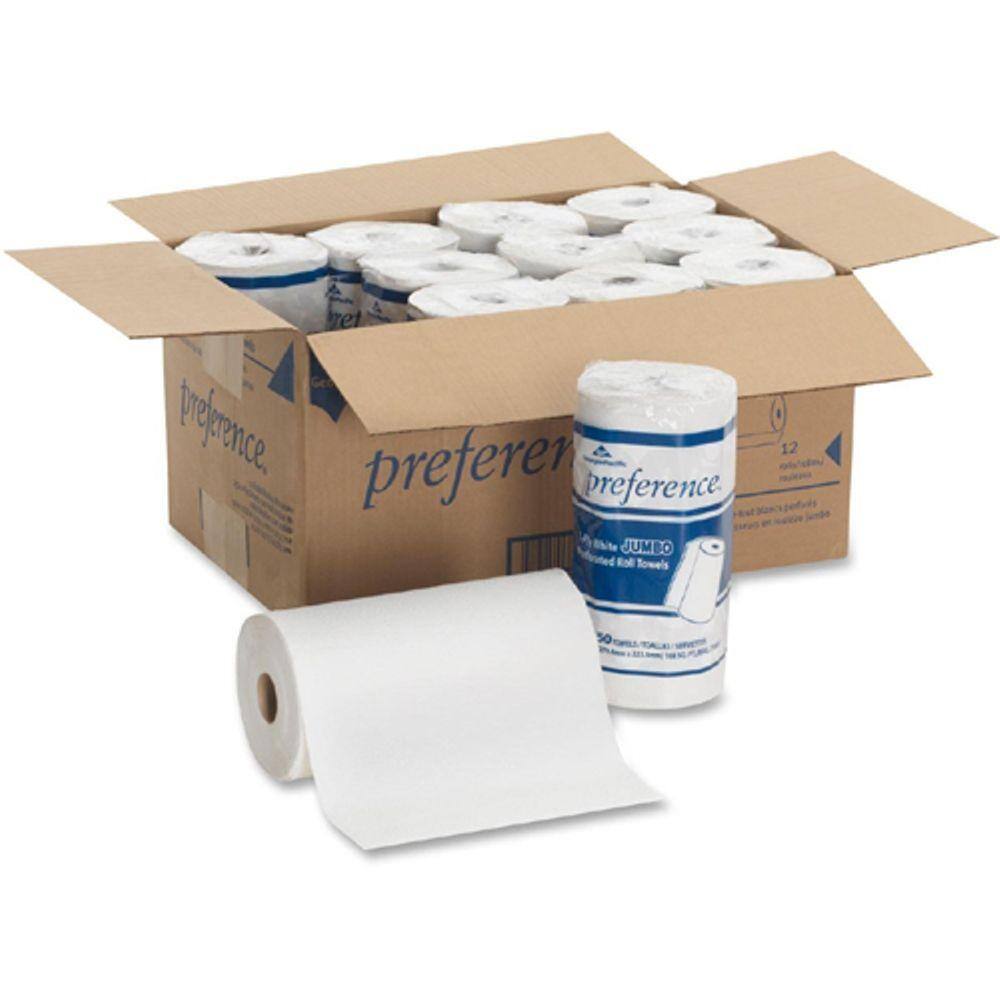 Georgia-Pacific Preference White Jumbo Perforated Roll Paper Towels (250 Sheets per Roll 12Carton) GEP27700