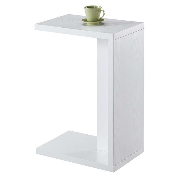 Porch and Den Woodshire C-shaped End Table