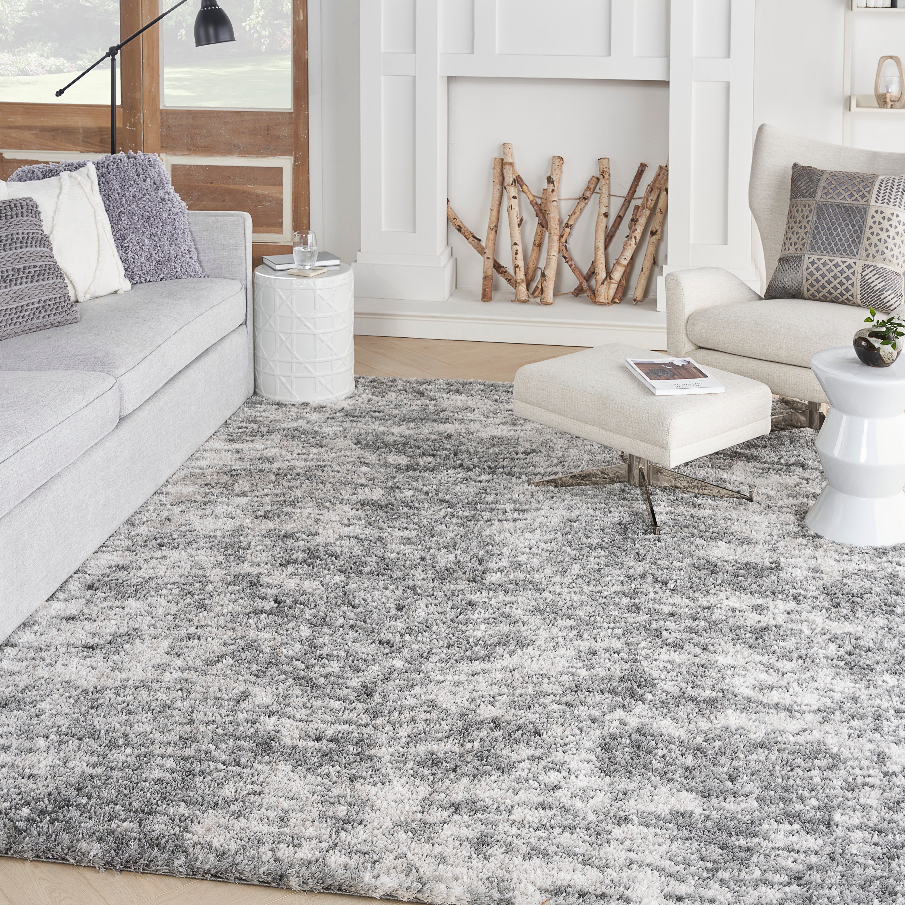 Dreamy Shag Charcoal/Grey Rug