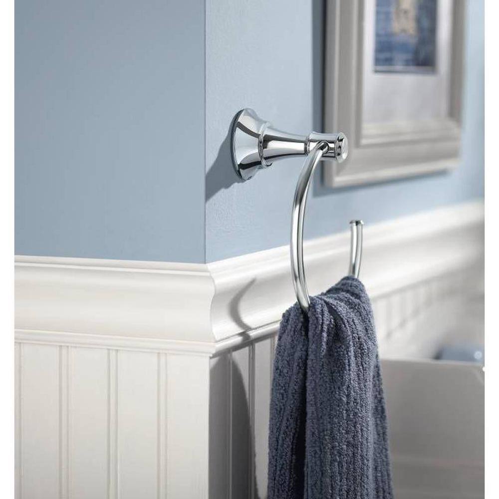 MOEN Ashville Towel Ring in Chrome DN7986CH