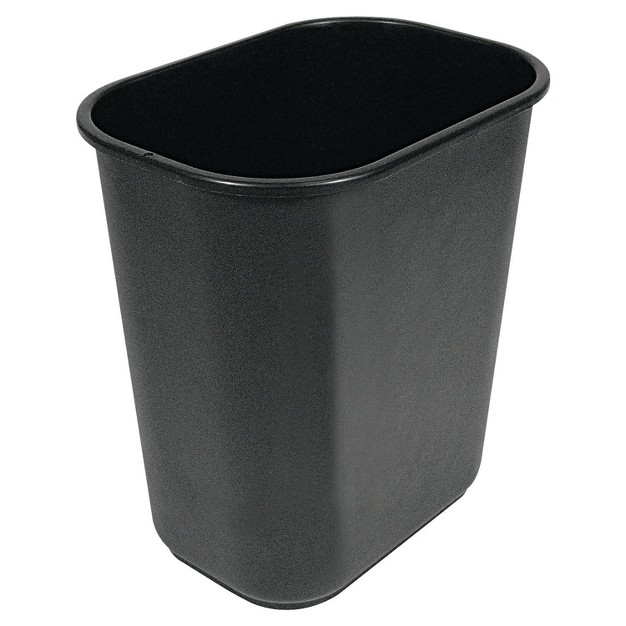 Boardwalk Soft sided Wastebasket 28qt Black 28qtwbbla