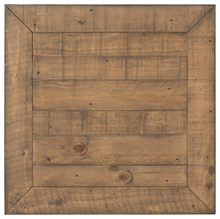 Monterey Solid Wood End Table   Farmhouse   Side Tables And End Tables   by Homesquare  Houzz