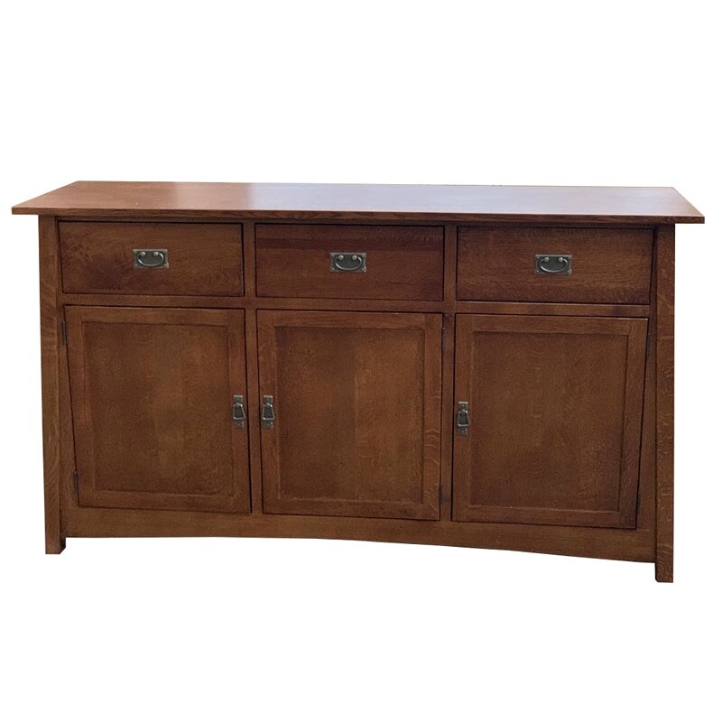 Mission 3 Door   3 Drawer Sideboard   70\