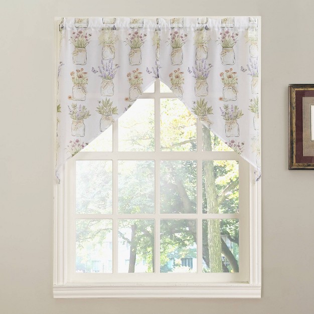 1pc Eves Garden Window Valance White No 918