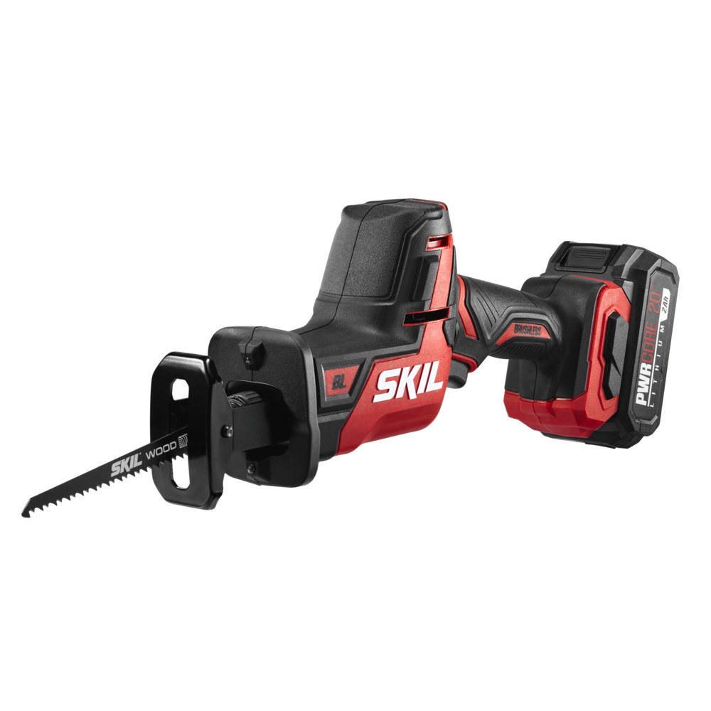 Skil PWRCORE 20 Brushless 20V Compact Reciprocating Saw Kit ;