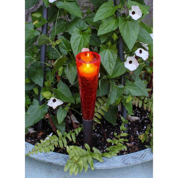 Glass iron Outdoor Votive Sparkle Candle Holder