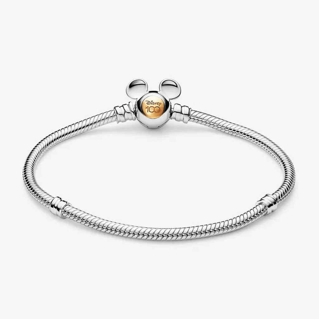 PANDORA  Disney 100th Anniversary Moments Snake Chain Bracelet