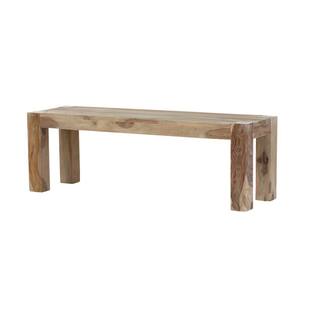 Home Decorators Collection Edmund Smoke Gray Wood Dining Bench HDC-5026