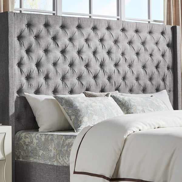 Naples Button-tufted Wingback Headboard only by iNSPIRE Q Artisan - - 19511535