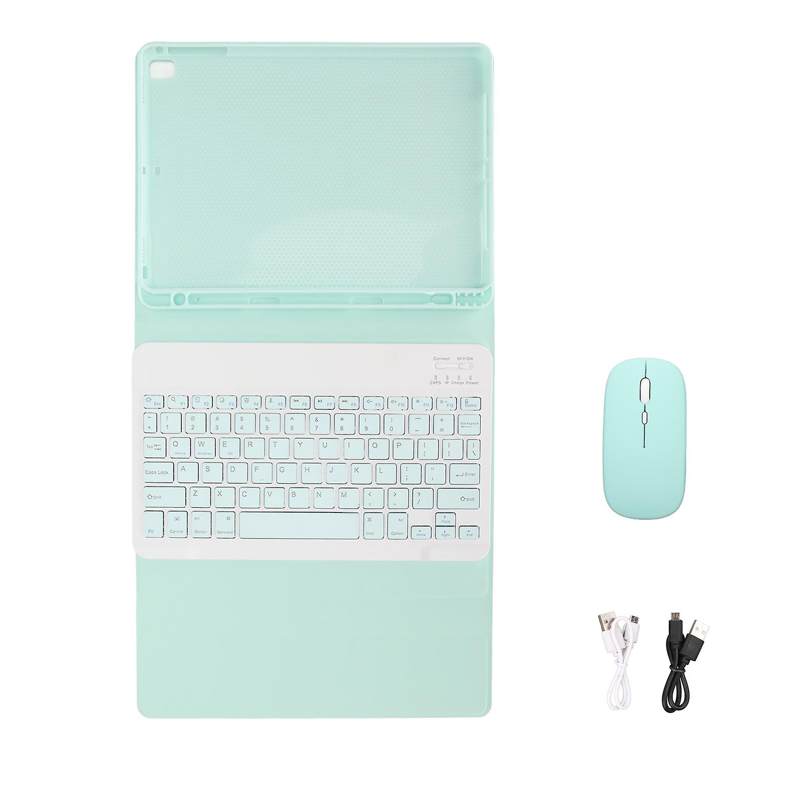 Tablet Case Full Protection Accuracy Incision Tablet Case With Keyboard And Mouse For Ios Tablet 9.7 Air 1/2green