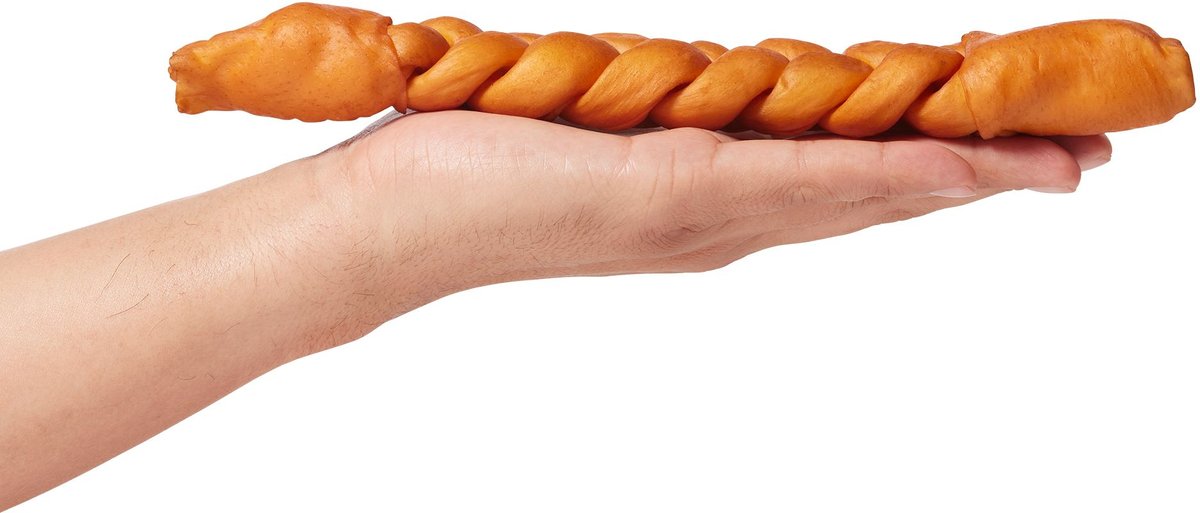 Premium Pork Chomps Roasted Braid Dog Treat