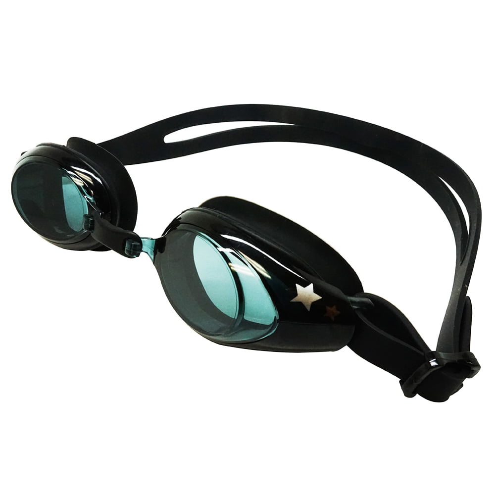 Palantic Black UV Nearsighted Prescription Corrective Youth Swim Goggles (-5.0)