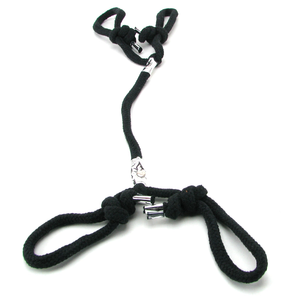 Fetish Fantasy Series Silk Rope Hogtie