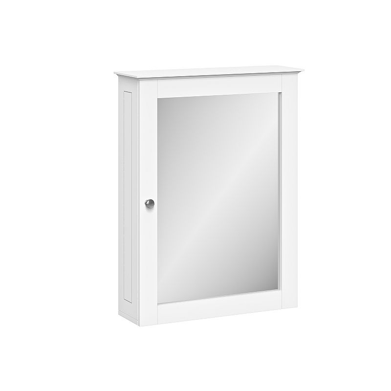 RiverRidge Home Ashland White Mirror Wall Cabinet