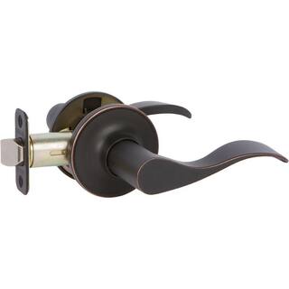 DELANEY HARDWARE Callan Bennett Edged Oil Rubbed Bronze HallCloset Door Handle BN5017R