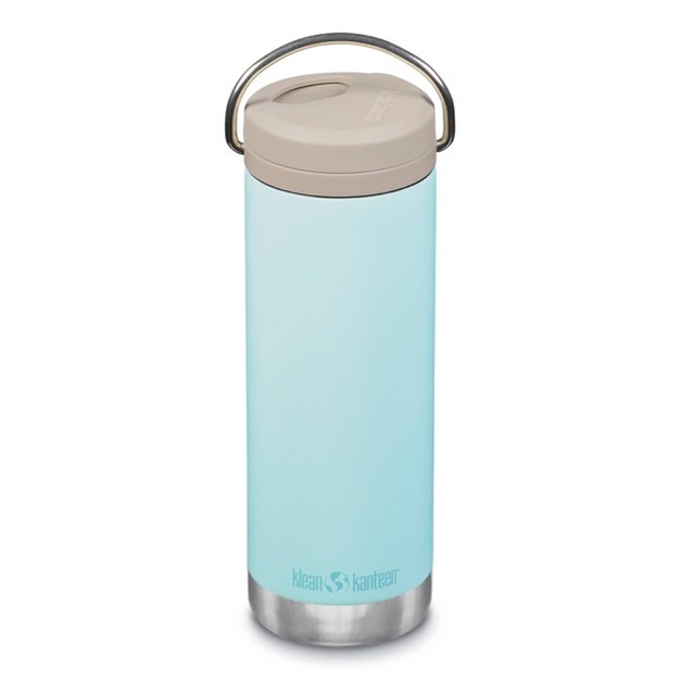 Klean Kanteen 16oz Tkwide Insulated Stainless Steel Water Bottle With Twist Straw Cap