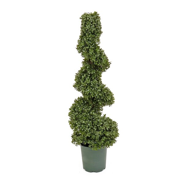 44 Artificial Boxwood Spiral Topiary