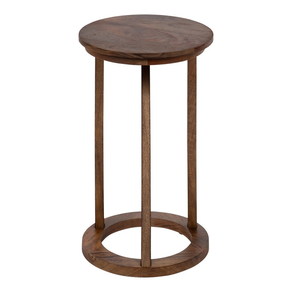 Kate and Laurel Aja Modern Wood Accent Table