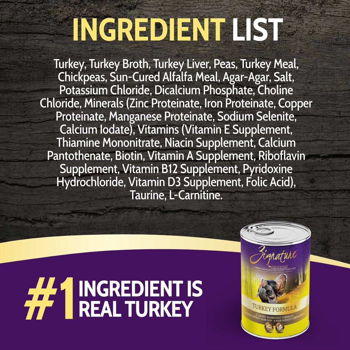 Zignature Turkey Limited Ingredient Formula Canned Dog Food