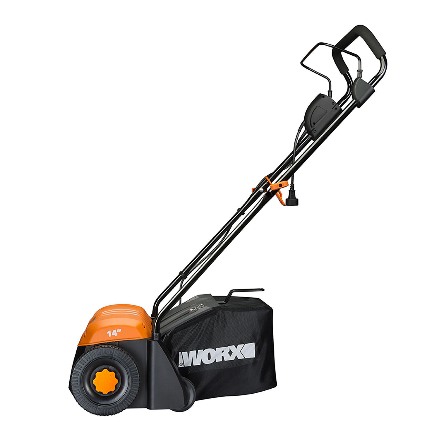 WORX WG850 12 Amp 14 Inch Corded Electric Dethatcher， Black