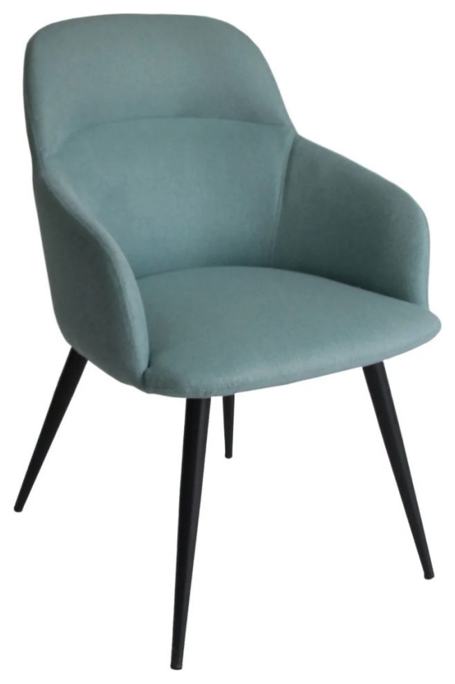 Adam Modern Teal and Black Dining Chair  Set of 2   Midcentury   Dining Chairs   by Rustic Home Furniture Deco  Houzz