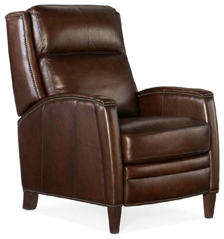 Hooker Furniture Declan Manual Push Back Recliner   Transitional   Recliner Chairs   by Homesquare  Houzz