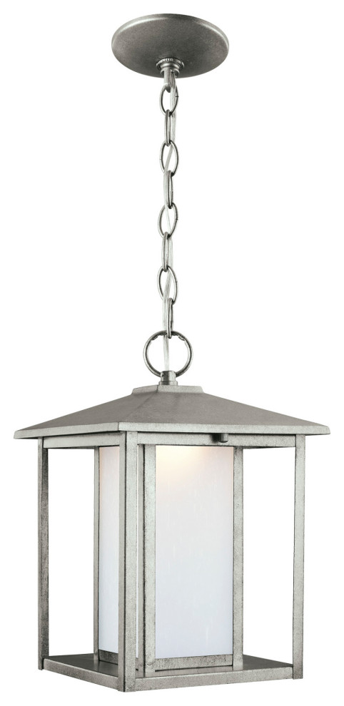 Generation Lighting 6902997S Hunnington 9 quotW LED Outdoor Mini   Transitional   Outdoor Hanging Lights   by Buildcom  Houzz