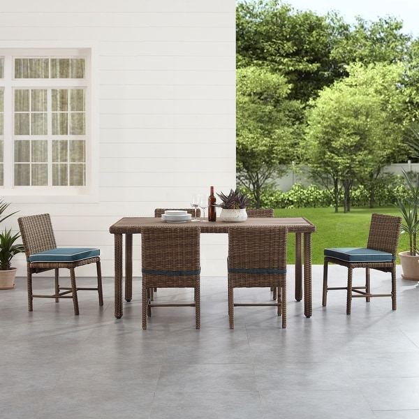 Crosley Bradenton 7Pc Outdoor Wicker Dining Set