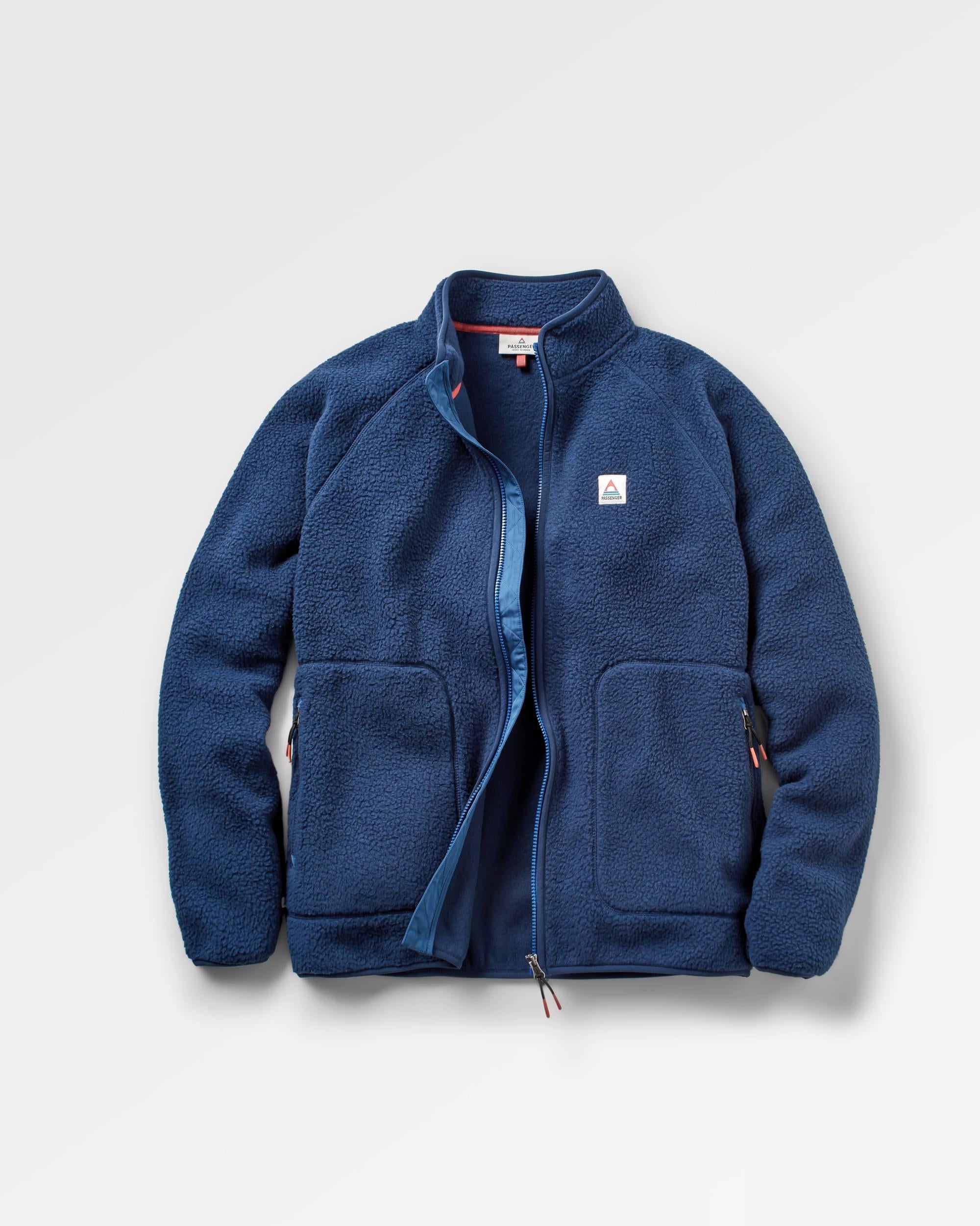 Tripper 2.0 Full Zip Recycled Sherpa Fleece - Rich Navy