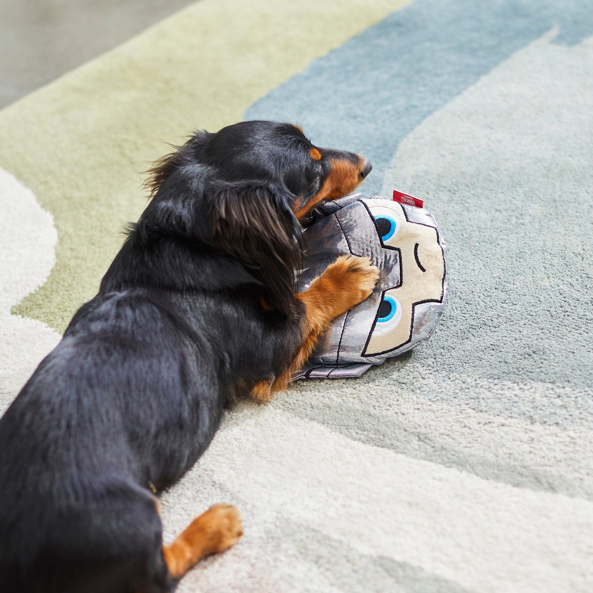 Marvel 's Thor Round Plush Squeaky Dog Toy