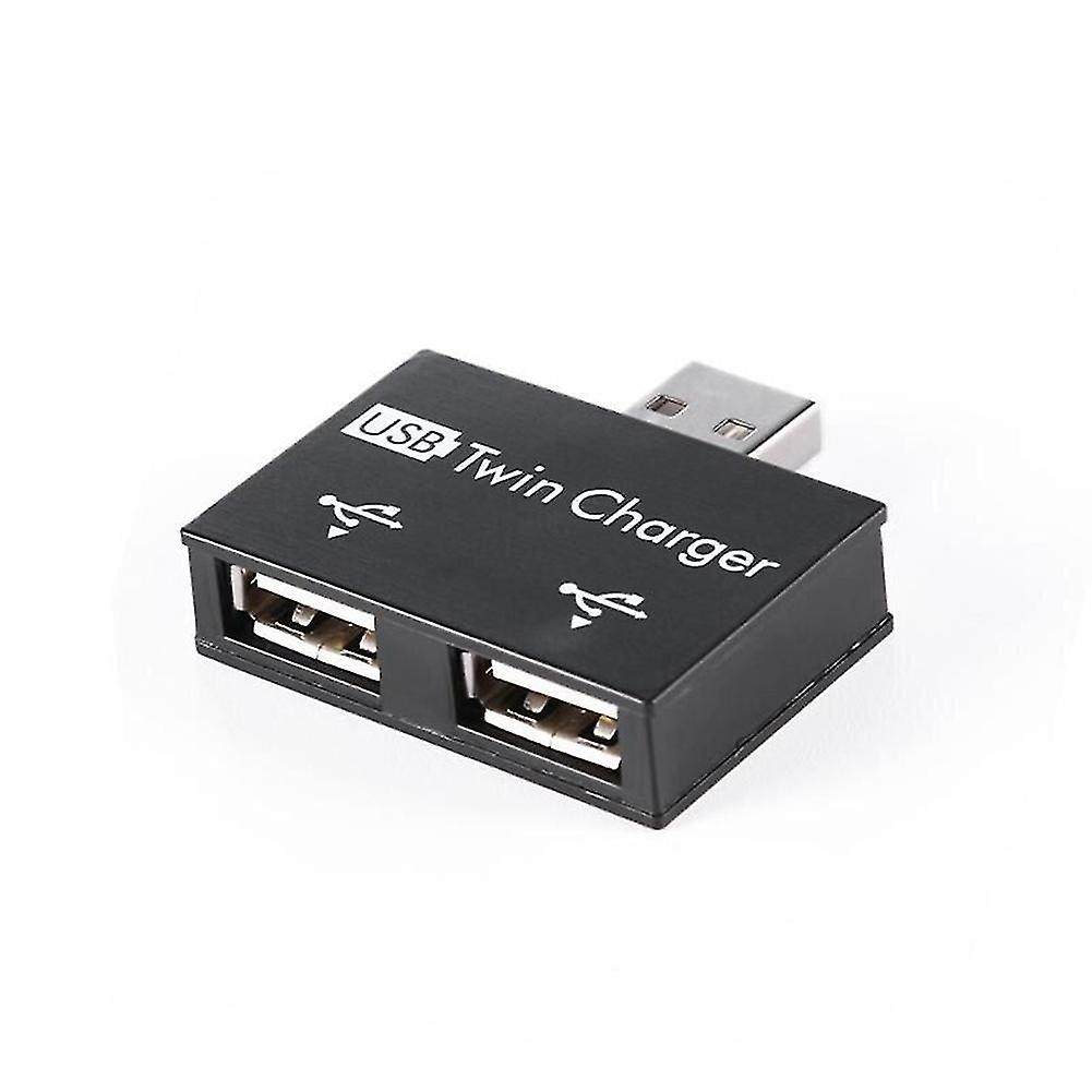 Usb 2.0 Male To Twin Female Charger Dual 2 Port Usb Dc 5v Charging Splitter Hub Adapter Converter C