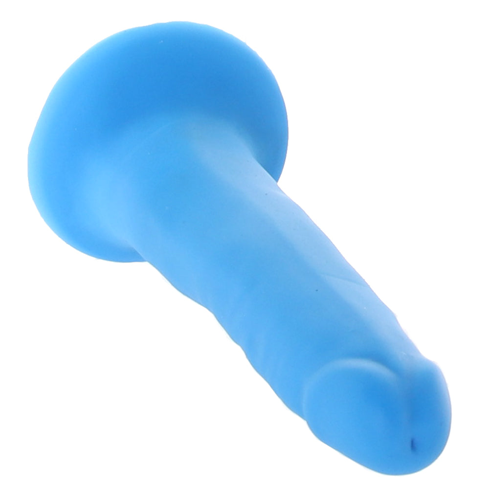 Neo Elite 6 Inch Silicone Dual Density Cock in Blue