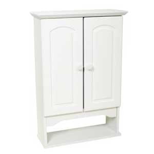 Zenna Home Hartford Wall Cabinet, White