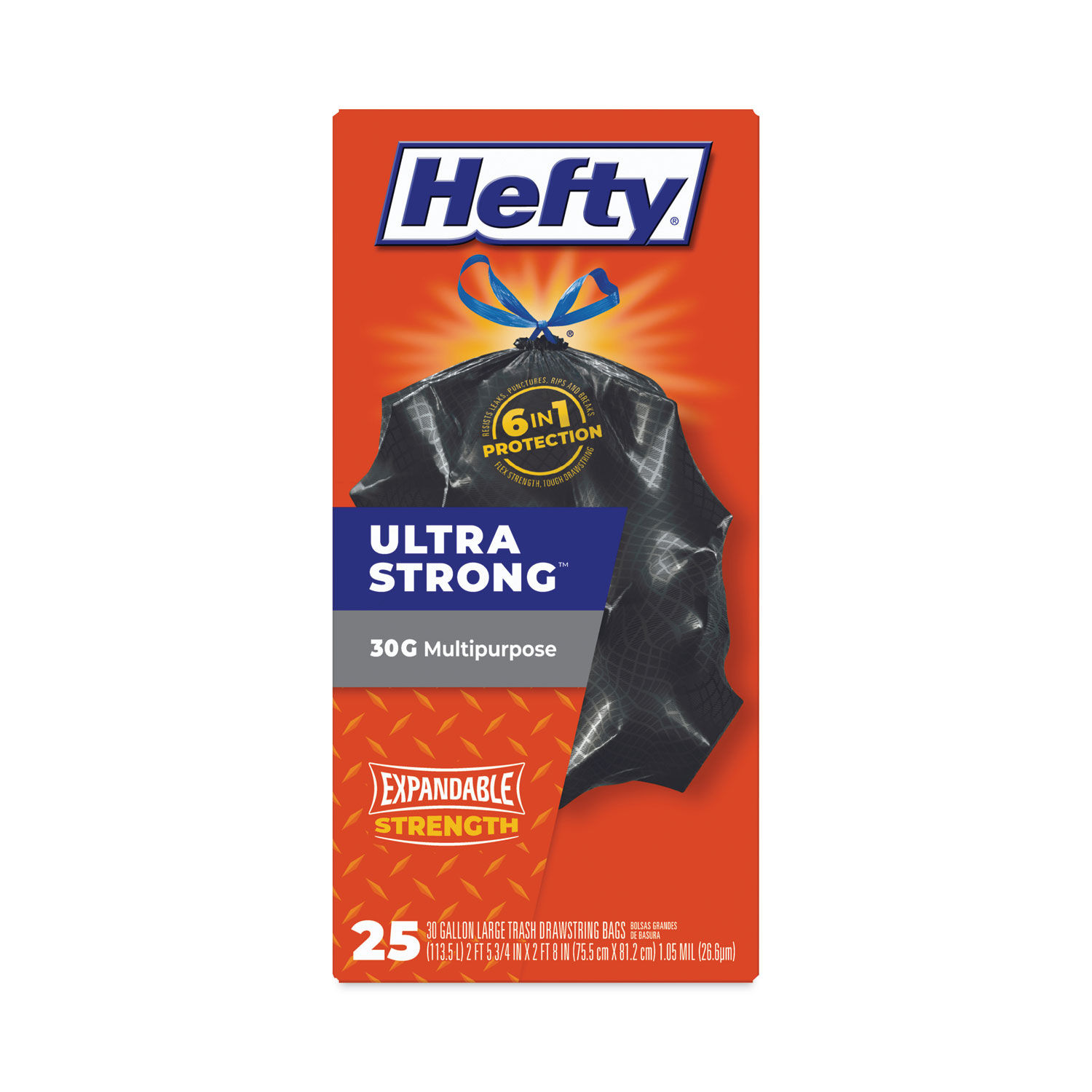 Ultra Flex Waste Bags by Heftyandreg; RFPE80627