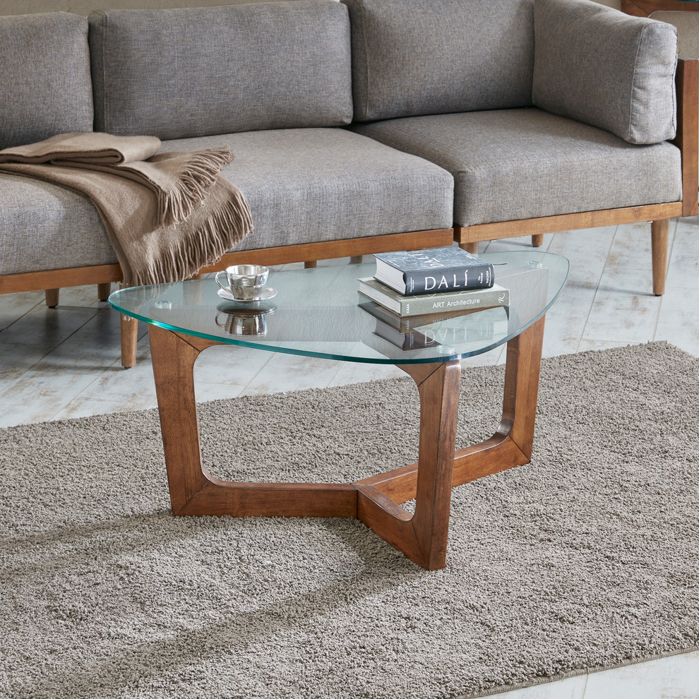 INK+IVY Modern Mid Century Walker Coffee Table   Transitional   Coffee Tables   by Olliix  Houzz