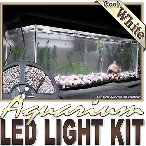 32.8' ft Warm White Aquarium Saltwater White LED Strip Lighting Complete Package Kit Lamp Light DIY - Main Lighting Fresh Water Salt Water Tanks Water Resistant 3528 SMD Flexible DIY 220V