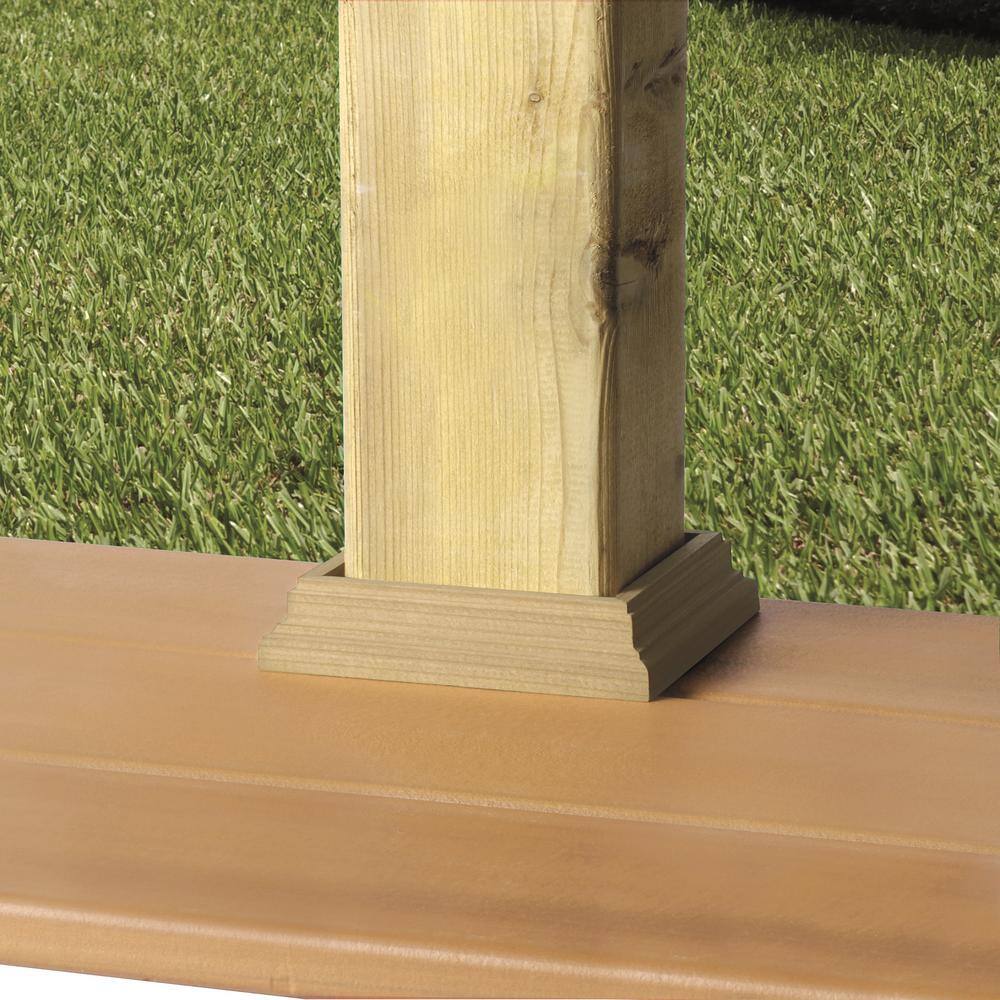 4 in. x 4 in. Pressure-Treated Wood Post Skirt 97276