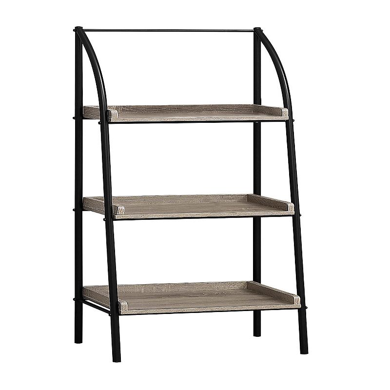 Monarch 3-Shelf Etagere Bookcase