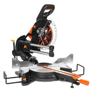 WEN 15 Amp 10 in. Dual Bevel Sliding Compound Miter Saw with LED Cutline MM1015