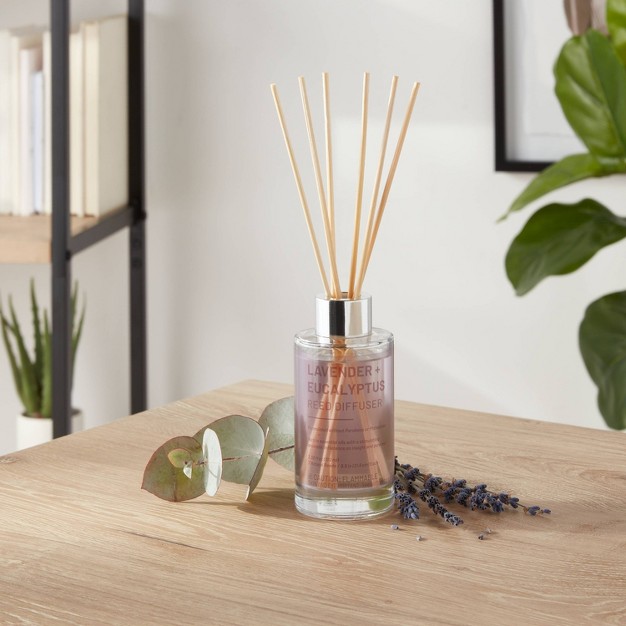 100ml Glass Reed Diffuser Lavender amp Eucalyptus