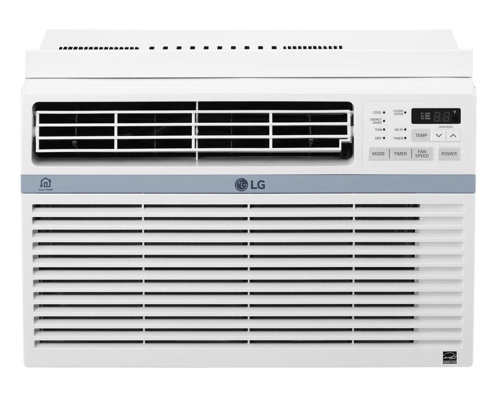 LG 10，000 BTU 12.1 EER 115V Smart Wi-Fi Enabled Window Air Conditioner