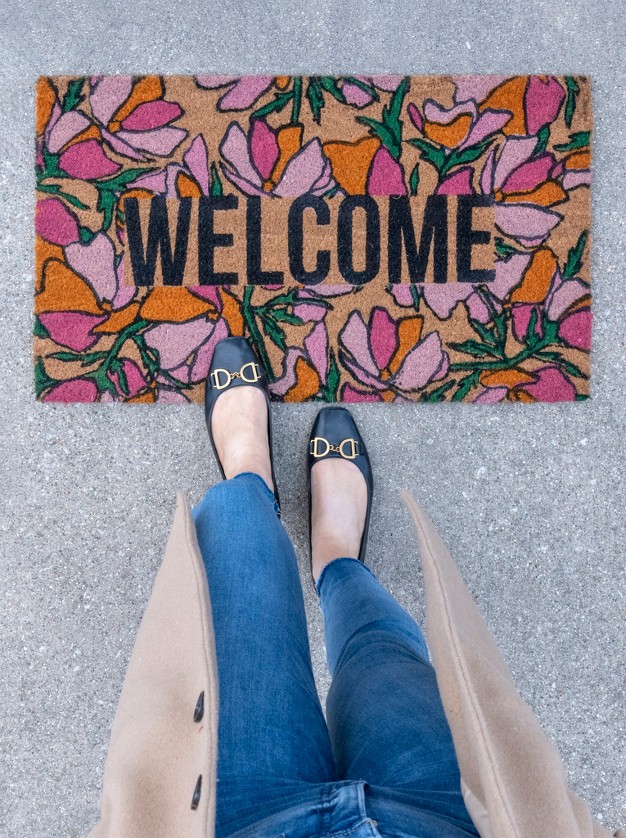 Floral Doormat