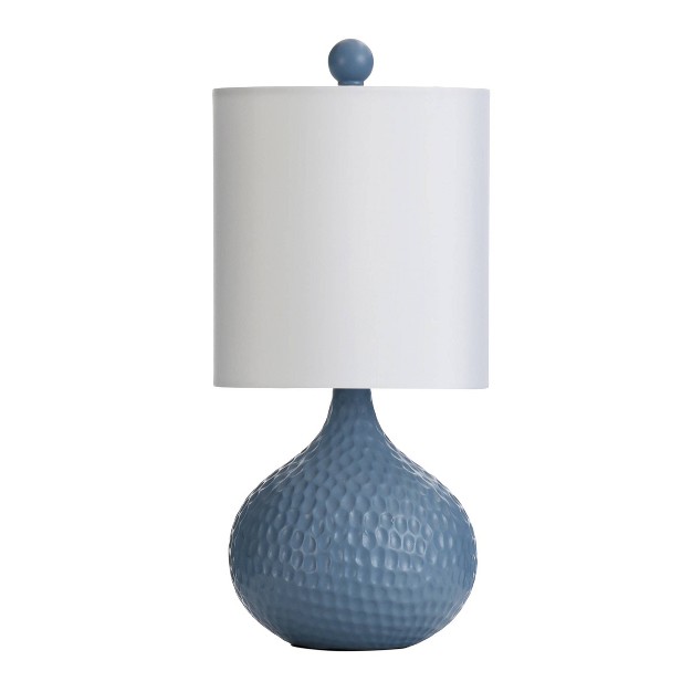 Ceramic Table Lamp Blue Finish Stylecraft