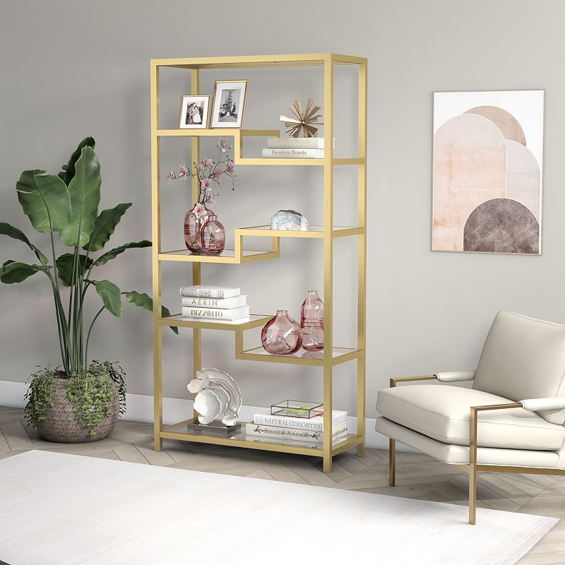 Finley and Sloane Johann 4-Shelf Bookcase