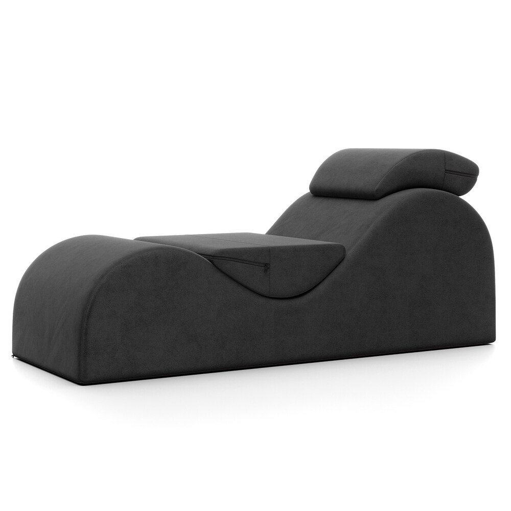 Avana Luvu Lounger   Chaise Lounge Chair for Yoga  Exercise  Stretching  Massage and More   High Density Foam Core