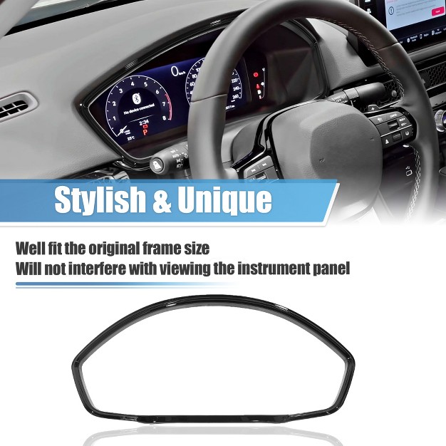 Unique Bargains Dashboard Cover Trims Instrument Panel Frame Steering Wheel Side For Honda Civic 11th