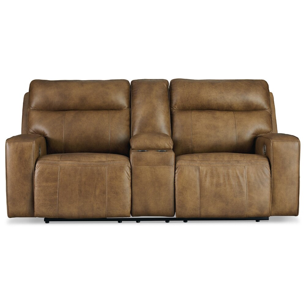 Signature Design by Ashley Game Plan Power Reclining Loveseat with USB Charging