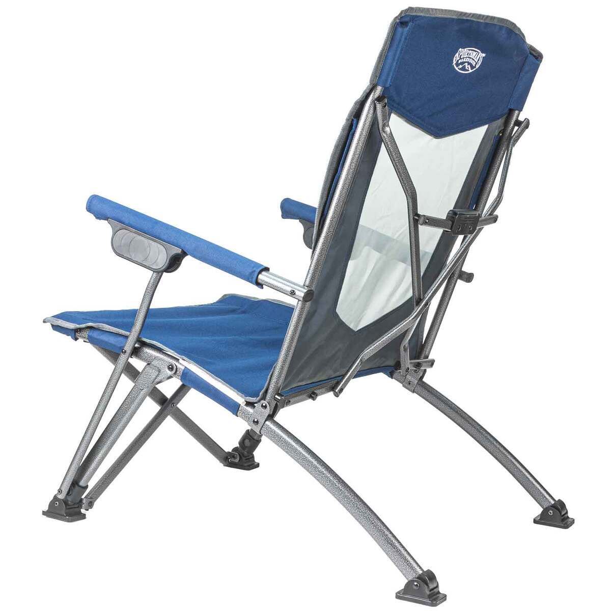 Sportsman's Warehouse Low Profile Reclining Chair  Blue